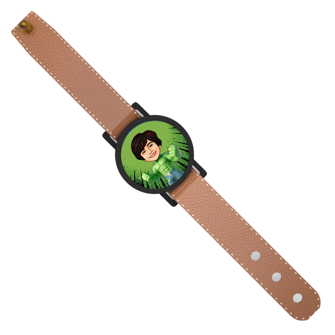 Personalized Rakhi Gift Combo Caricature Rakhi with Fridge Magnet Money Saving Box and Name Keychain for Brother Kids and Adults (Combo 3 - Rakhi + Money Saving Box + Name Keychain)