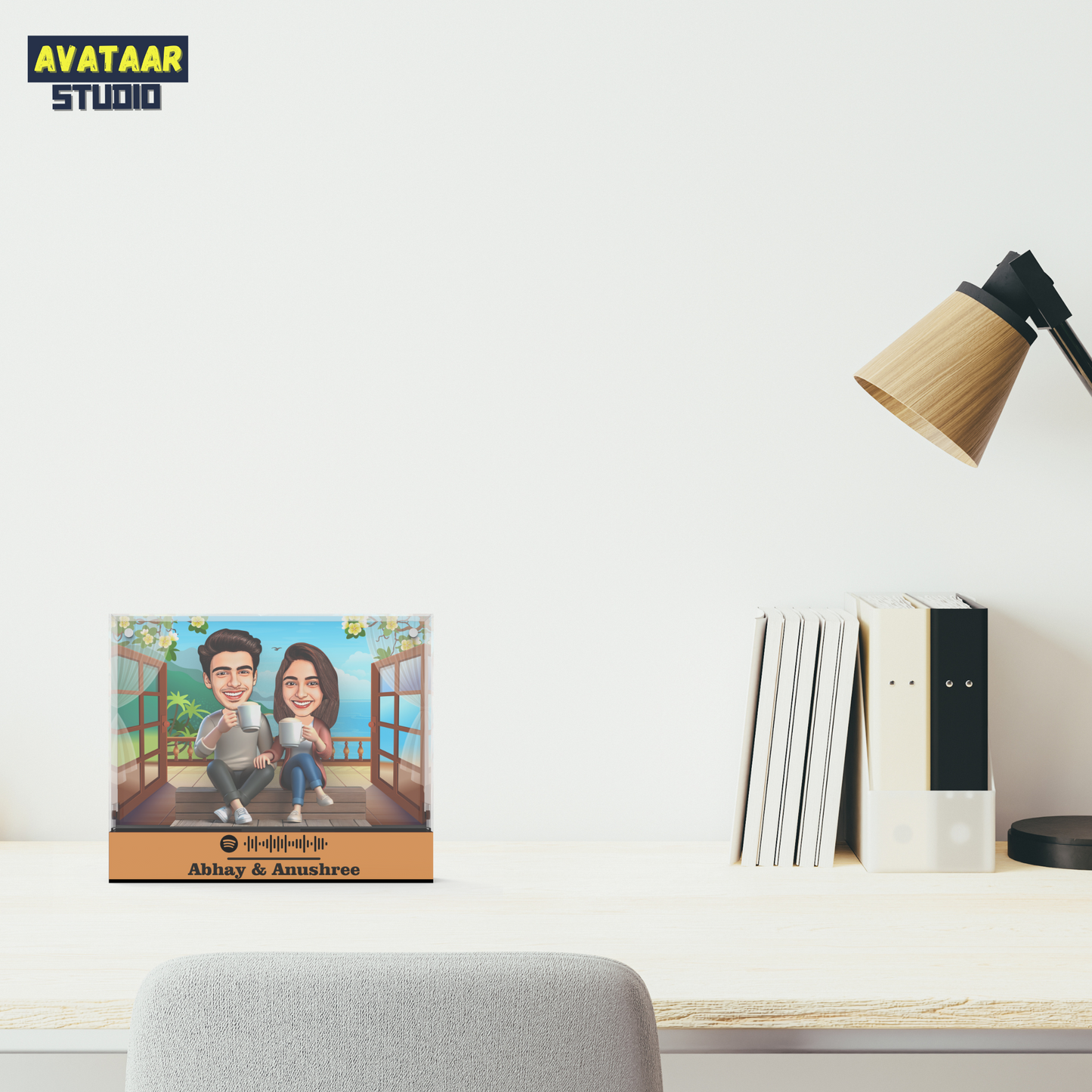 Spotify Avataar Box – Personalized Caricature with Your Favorite Song