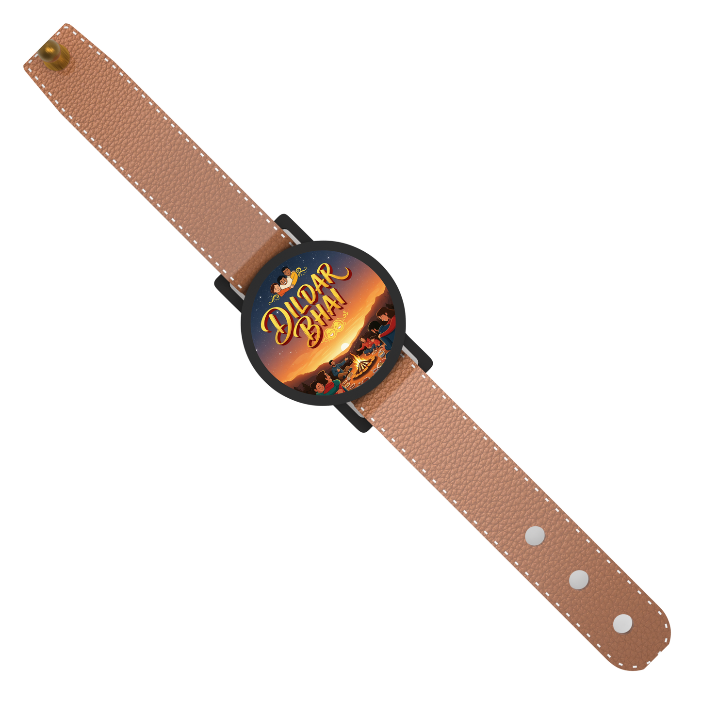 Creative Rakhi Band with Detachable Fridge Magnet โ Fun Raksha Bandhan Gift for Brother (Set C)
