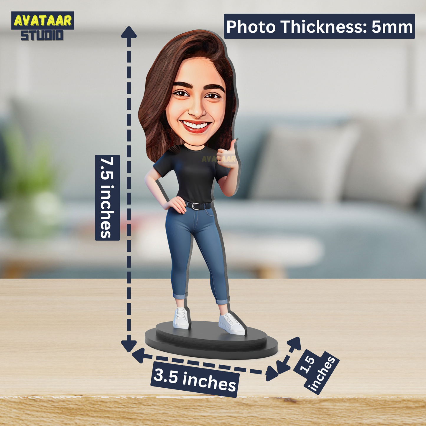 Combo of Three- Single Avatar Stands (Choose any three single designs)