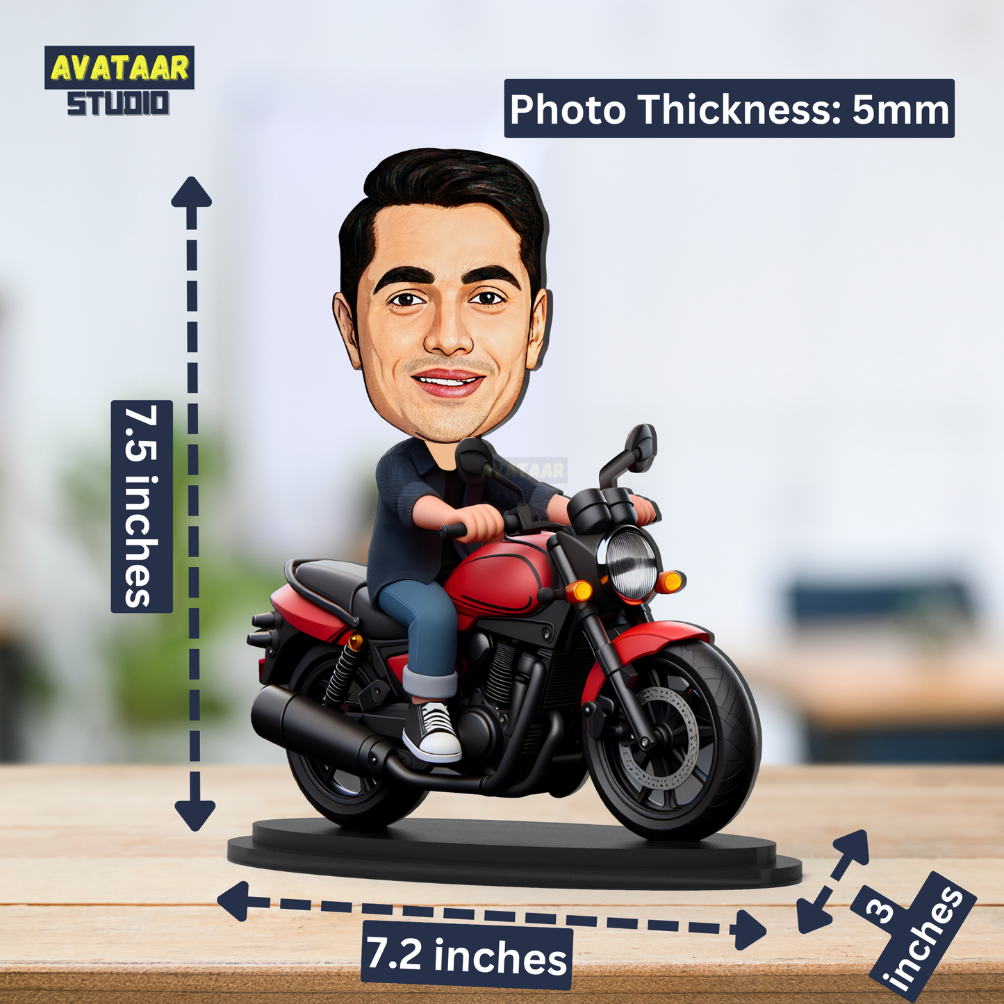 Combo of Three- Single Avatar Stands (Choose any three single designs)
