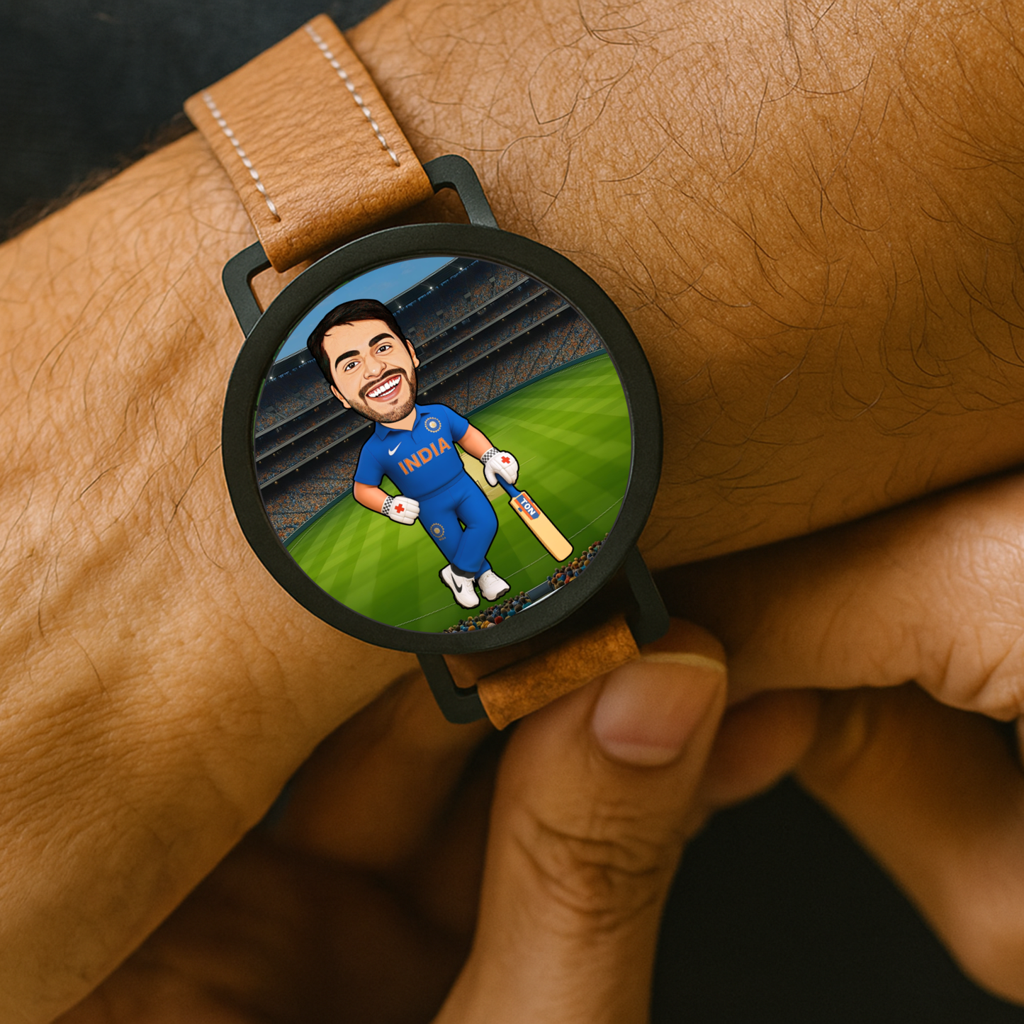 Personalized Rakhi Gift Combo Caricature Rakhi with Fridge Magnet Money Saving Box and Name Keychain for Brother Kids and Adults (Combo 3 - Rakhi + Money Saving Box + Name Keychain)
